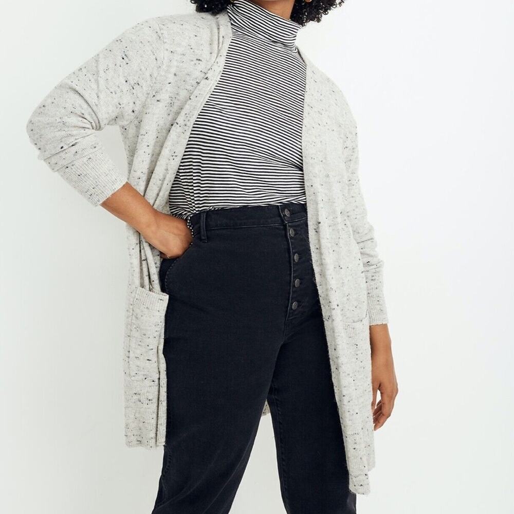 Madewell Donegal Kent Oreo Wool Cardigan Sweater Size XXS